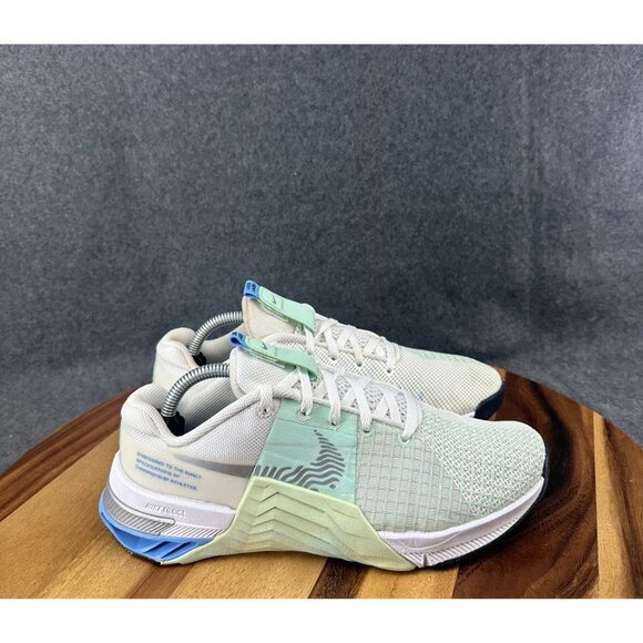Nike Womens Metcon 8 DO9327-100 White Mint Training Gym Shoes Sneakers Size 7 - Picture 1 of 12